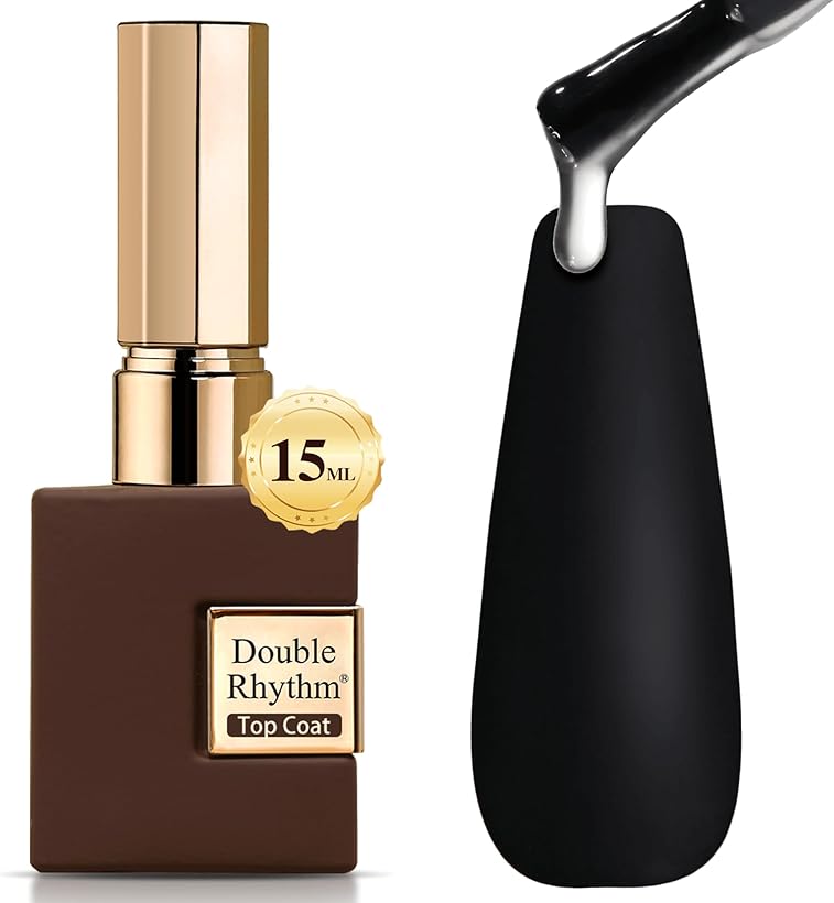 Double Rhythm Gel Polish Glitter Manicure