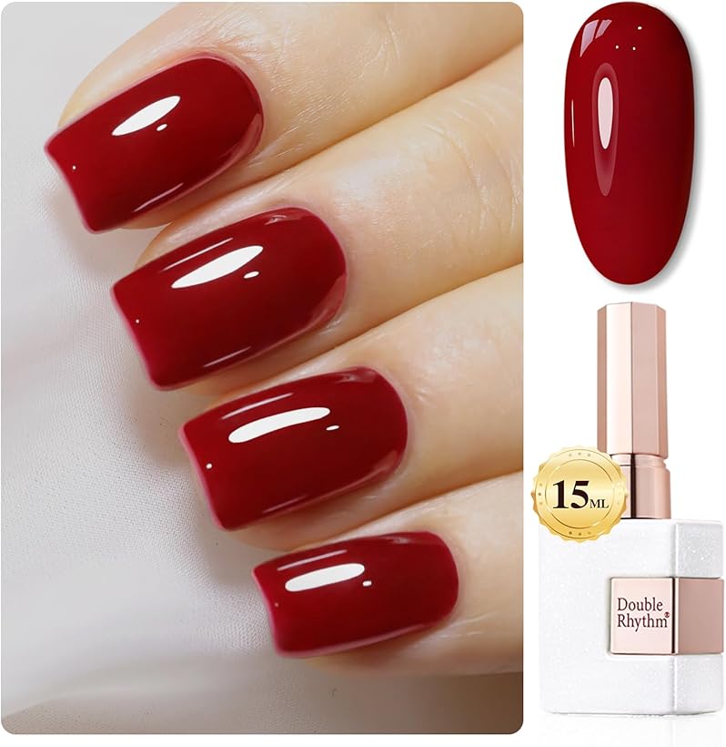 Double Rhythm Gel Polish Pastel Red B A1489